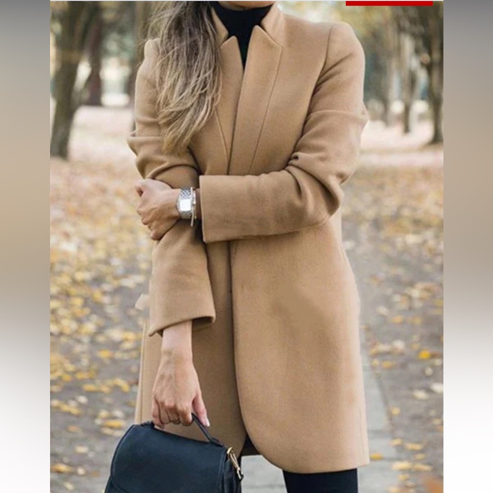 Super cute tan fleece lightweight jacket small